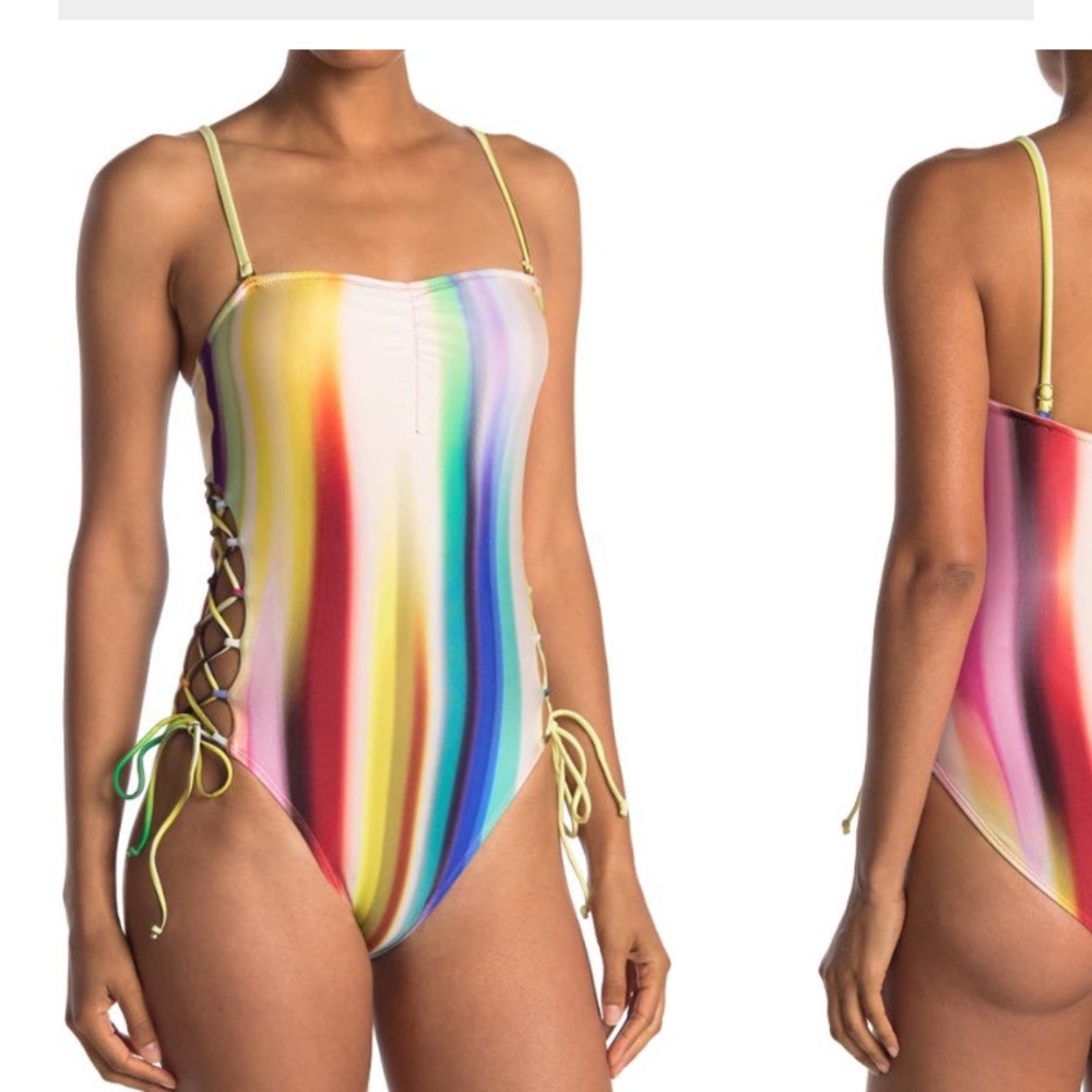 Rachel Roy Festival Lights swimsuit M